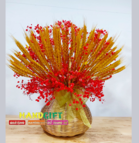 Giỏ Hoa May Mắn 02
