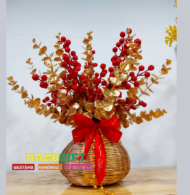 Giỏ Hoa May Mắn 01