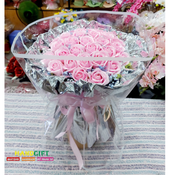 Bó hoa trong suốt 05