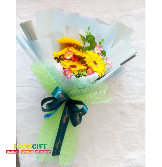 Bó hoa sáp hướng dương 01